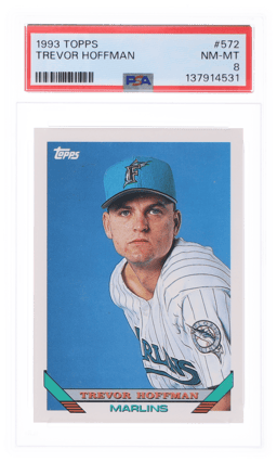 1993 Topps Trevor Hoffman #572 PSA 8
