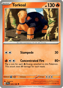 2023 Torkoal #35 Scarlet & Violet
