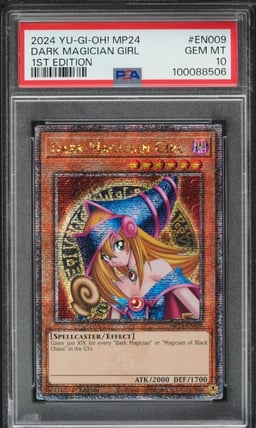 2024 Yu-Gi-Oh! MP24 1st Edition Dark Magician Girl #MP24-EN009 PSA 10 GEM MINT