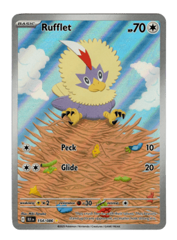 2025 Rufflet #154 Black Bolt