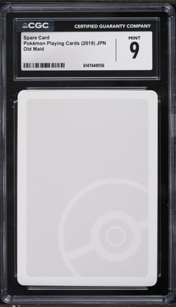 2019 Pokemon Japanese Playing Cards Old Maid Spare Card CGC 9 MINT