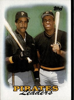 1988 Barry Bonds #231 1987 Team Leaders