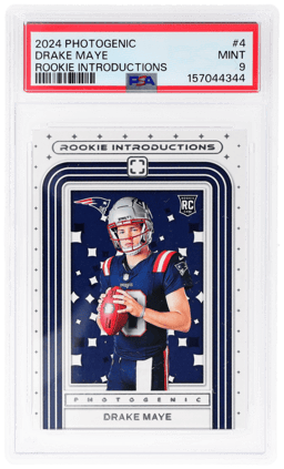 2024 Panini Photogenic Drake Maye #4 PSA 9