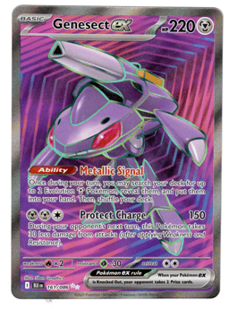 2025 Genesect ex #161 Black Bolt