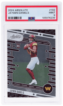 2024 Absolute Jayden Daniels #102 /350 PSA 9