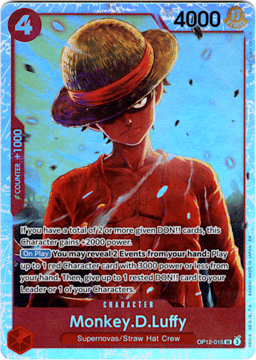 2025 Monkey.D.Luffy (foil) #15 Legacy of the Master