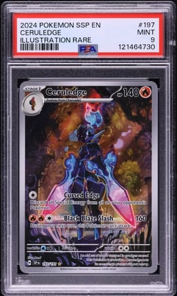 2024 Pokemon Scarlet & Violet Surging Sparks IR Ceruledge #197 PSA 9 MINT