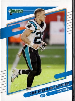 2021 Christian McCaffrey #219 Donruss