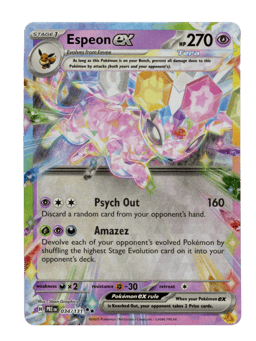2025 Espeon ex #34 Prismatic Evolutions