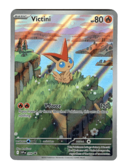 2023 Victini #208 Scarlet & Violet Black Star Promos