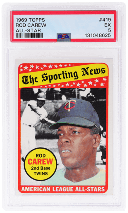 1969 Topps Rod Carew #419 PSA 5