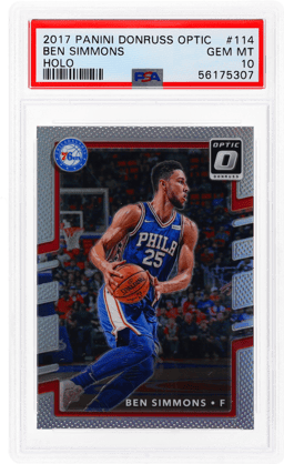 2017 Donruss Optic Holo Ben Simmons #114 PSA 10
