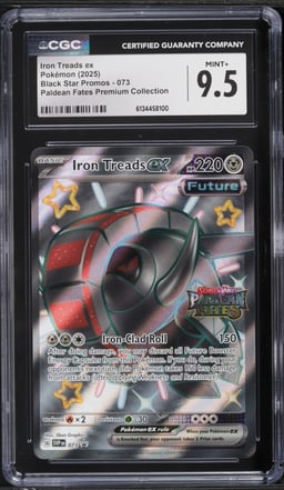 2025 Pokemon SV Black Star Promo Paldean Fates Premium Collection Iron Treads ex #73 CGC 9.5