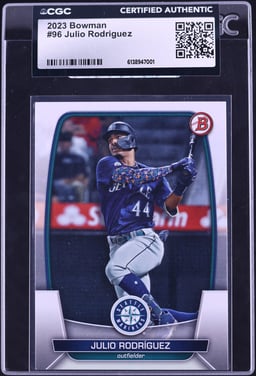 2023 Bowman Julio Rodriguez #96 CGC AUTH