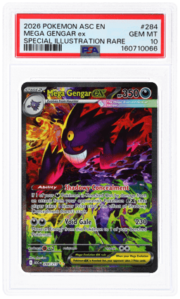 2026 Pokemon Mega Evolution Ascended Heroes Special Illustration Rare Mega Gengar Ex #284 PSA 10