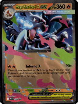 2025 Mega Charizard X ex #29 Mega Evolution Black Star Promos