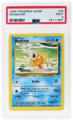 1999 Pokemon Base Set Magikarp #35 PSA 9