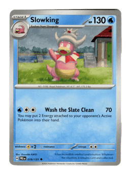 2025 Slowking #19 Prismatic Evolutions