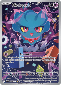 2026 Misdreavus #233 Ascended Heroes