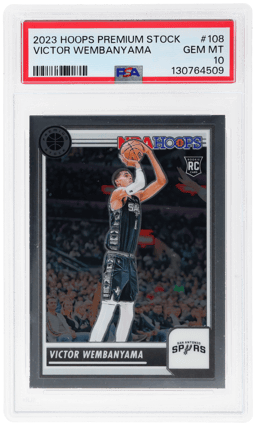 2023 Hoops Premium Stock Victor Wembanyama #108 PSA 10