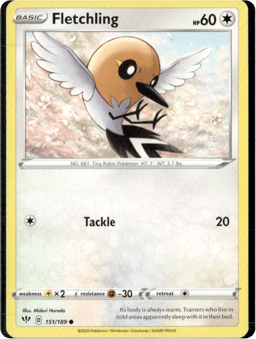 2020 Fletchling #151 Darkness Ablaze