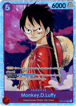2022 Monkey.D.Luffy (foil) #12 Straw Hat Crew