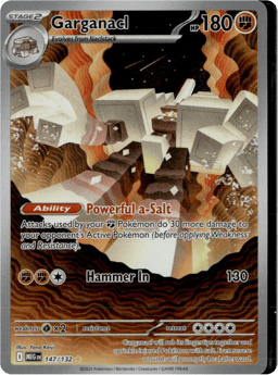 2025 Garganacl #147 Mega Evolution