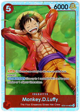 2025 Monkey.D.Luffy (foil) #14 EX Gear 5