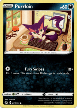 2023 Purrloin #77 Crown Zenith