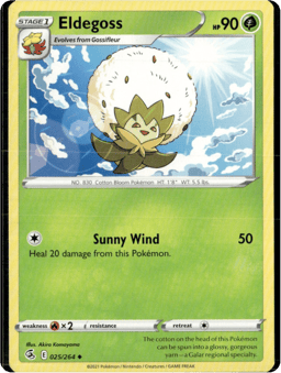 2021 Eldegoss #25 Fusion Strike