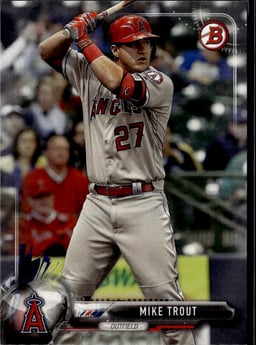 2017 Mike Trout #100 Bowman