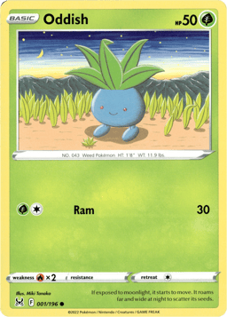2022 Oddish #1 Lost Origin