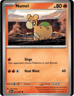 2024 Numel #11 Paldean Fates