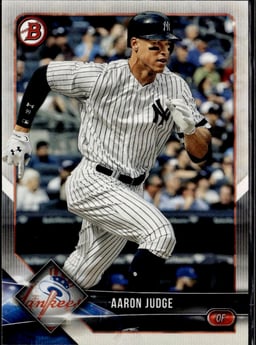 2018 Aaron Judge #24 Bowman