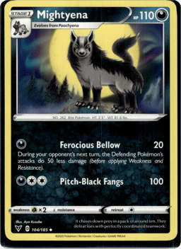 2020 Mightyena #104 Vivid Voltage
