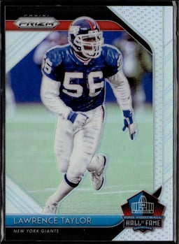2018 Lawrence Taylor #HOF-5 Prizm Hall of Fame