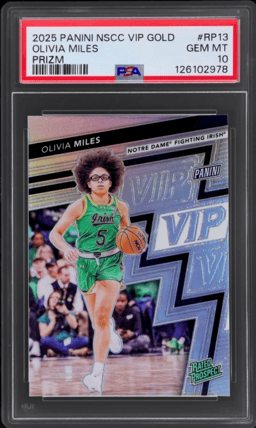2025 Panini Nscc VIP Gold Prizm Olivia Miles #RP13 PSA 10