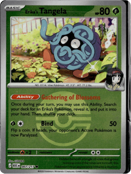 2026 Erika's Tangela (Ball Reverse Holofoil) #7 Ascended Heroes