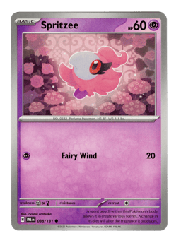 2025 Spritzee #38 Prismatic Evolutions