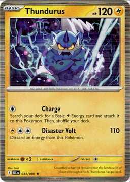 2025 Thundurus #33 Black Bolt
