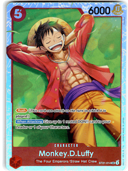 2025 Monkey.D.Luffy (foil) #14 EX Gear 5