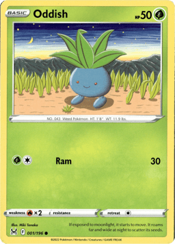 2022 Oddish #1 Lost Origin