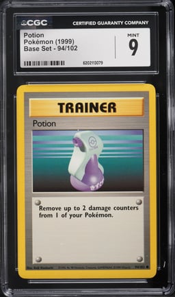 1999 Pokemon Base Set Potion #94 CGC 9 MINT
