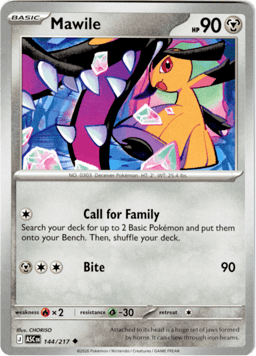 2026 Mawile #144 Ascended Heroes