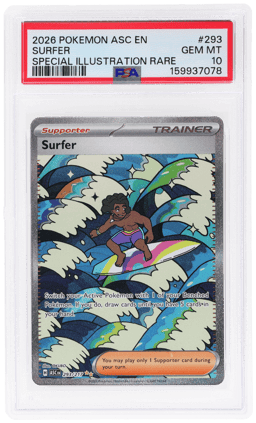 2026 Pokemon Mega Evolution Ascended Heroes Special Illustration Rare Surfer #293 PSA 10