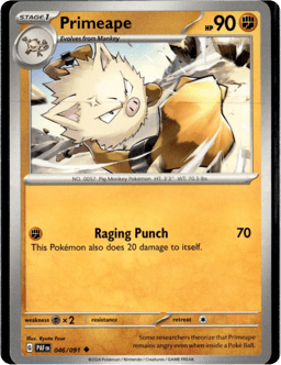 2024 Primeape #46 Paldean Fates
