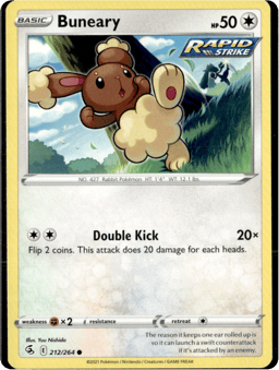 2021 Buneary #212 Fusion Strike