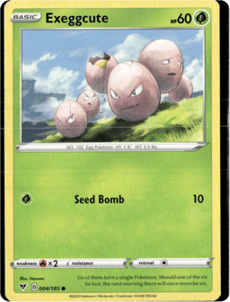 2020 Exeggcute #4 Vivid Voltage