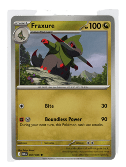 2025 Fraxure #69 Black Bolt