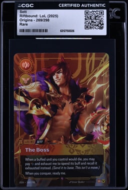 2025 Riftbound League Of Legends LoL Origins Sett #269 CGC AUTH